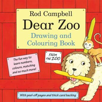 Couverture du livre « THE DEAR ZOO - DRAWING AND COLOURING BOOK » de Rod Campbell aux éditions Pan Macmillan