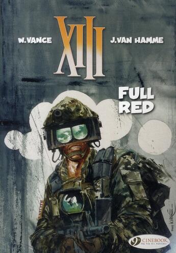 Couverture du livre « XIII t.5 ; full red » de Jean Van Hamme et William Vance aux éditions Cinebook