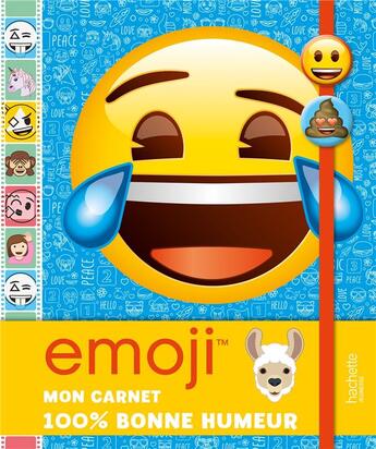 Couverture du livre « Emoji ; mon carnet 100% bonne humeur » de  aux éditions Hachette Jeunesse