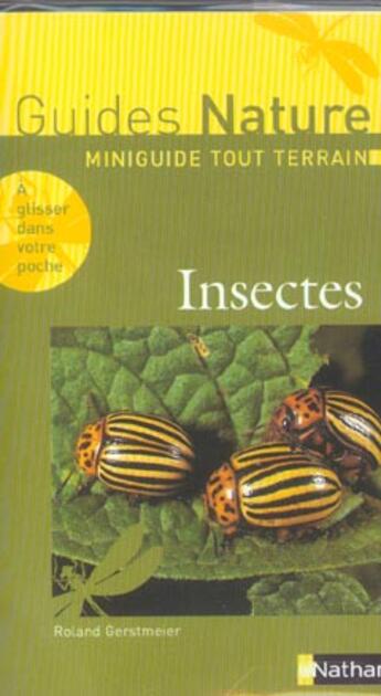 Couverture du livre « Insectes » de Roland Gerstmeier aux éditions Nathan