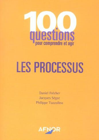 Couverture du livre « Les processus » de Frecher/Segot aux éditions Afnor