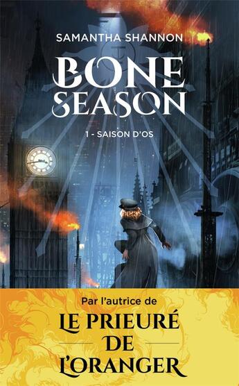 Couverture du livre « Bone season Tome 1 : saison d'os » de Samantha Shannon aux éditions J'ai Lu