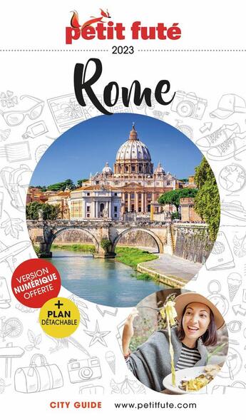 Couverture du livre « Rome 2023 petit fute » de Collectif Petit Fute aux éditions Le Petit Fute