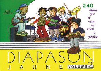 Couverture du livre « Diapason jaune t.2 ; 30 chants pour enfants » de  aux éditions Presses D'ile De France