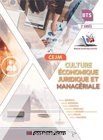 Couverture du livre « Culture economique, juridique et manageriale bts2 » de Bertreux/Bonneau aux éditions Fontaine Picard