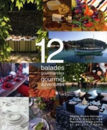 Couverture du livre « 12 balades gourmandes » de  aux éditions Gilletta