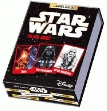 Couverture du livre « Calendrier 365 jours avec Star Wars ; l'année à bloc » de  aux éditions Play Bac