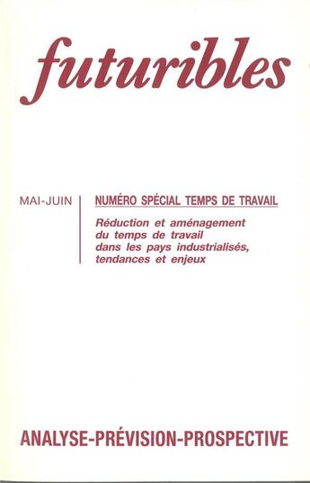 Couverture du livre « Futuribles n.165 » de Futuribles aux éditions Futuribles