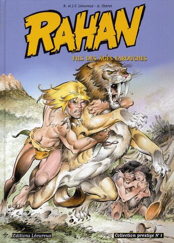 Couverture du livre « Rahan : Intégrale vol.1 : Tomes 1 et 2 » de Roger Lecureux et Jean-Francois Lecureux et Andre Cheret aux éditions Lecureux