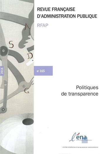 Couverture du livre « La transparence » de Ecole Nationale D'Administration aux éditions Ecole Nationale D'administration