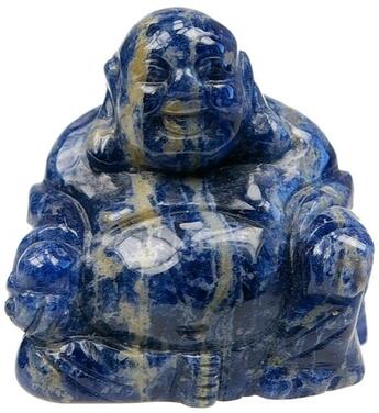 Couverture du livre « Bouddha rieur assis 4 cm - sodalite » de  aux éditions Dg-exodif