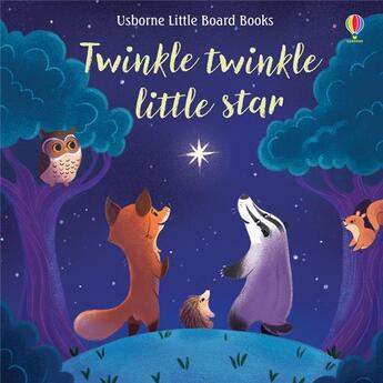 Couverture du livre « Twinkle twinkle little star » de Punter/Gibson aux éditions Usborne