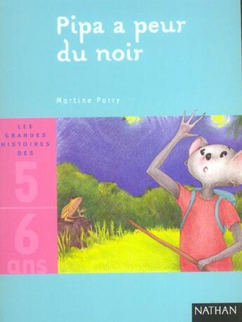 Couverture du livre « Pipa A Peur Du Noir » de Martine Porry aux éditions Nathan