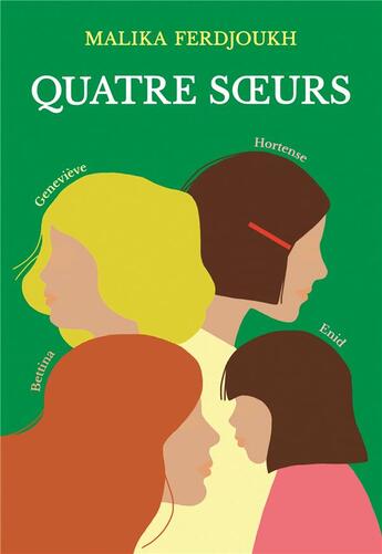 Couverture du livre « Quatre soeurs » de Malika Ferdjoukh aux éditions Ecole Des Loisirs