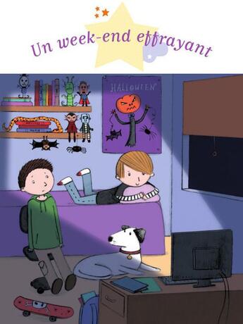 Couverture du livre « Un week-end effrayant » de Severine Onfroy aux éditions Fleurus