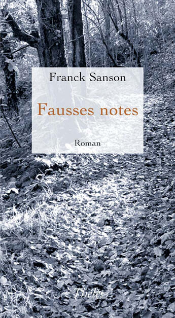 Couverture du livre « Fausses notes » de Franck Sanson aux éditions Theles