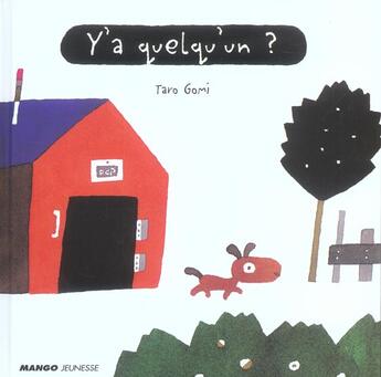 Couverture du livre « Y a quelqu'un » de Broutin/Gomi aux éditions Mango