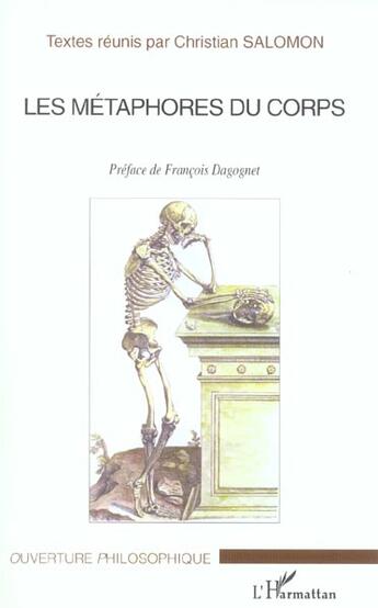 Couverture du livre « Les metaphores du corps » de Christian Salomon aux éditions L'harmattan