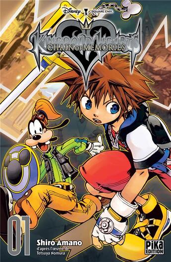 Couverture du livre « Kingdom Hearts - chain of memories Tome 1 » de Shiro Amano et Tetsuya Nomura aux éditions Pika