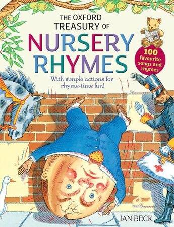 Couverture du livre « OXFORD TREASURY OF NURSERY RHYMES » de Ian Beck aux éditions Oxford Up Elt