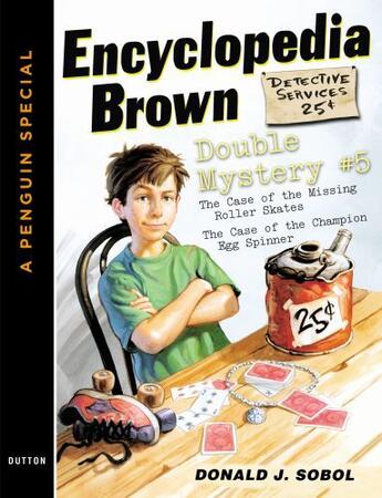 Couverture du livre « Encyclopedia Brown Double Mystery #5 » de Sobol Donald J aux éditions Penguin Group Us