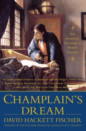 Couverture du livre « Champlain's Dream » de David Hackett Fischer aux éditions Simon & Schuster
