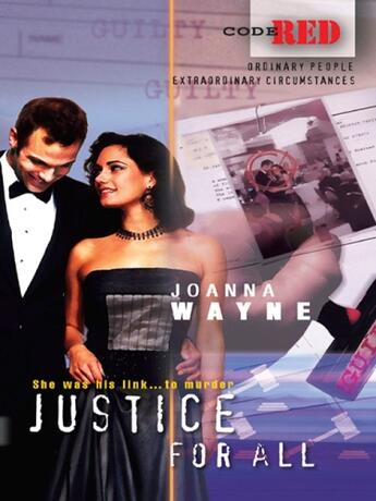 Couverture du livre « Justice for All (Mills & Boon M&B) (Code Red - Book 23) » de Joanna Wayne aux éditions Mills & Boon Series