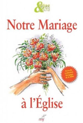 Couverture du livre « Notre mariage a l'eglise ned » de  aux éditions Cerf