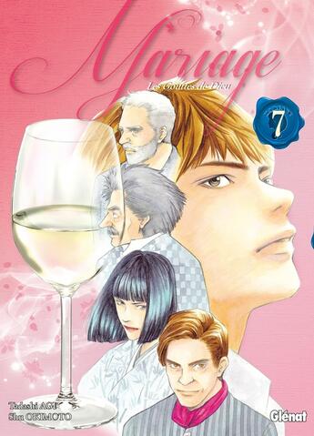 Couverture du livre « Les gouttes de Dieu - mariage Tome 7 » de Tadashi Agi et Shu Okimoto aux éditions Glenat