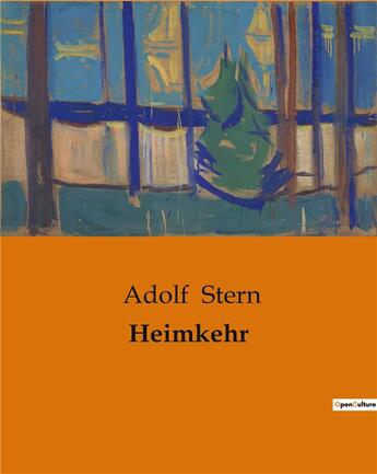 Couverture du livre « Heimkehr » de Stern Adolf aux éditions Culturea