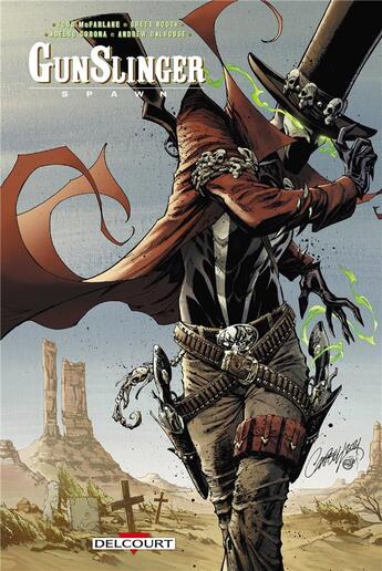 Couverture du livre « Gunslinger Spawn Tome 1 » de Brett Booth et Todd Mcfarlane aux éditions Delcourt