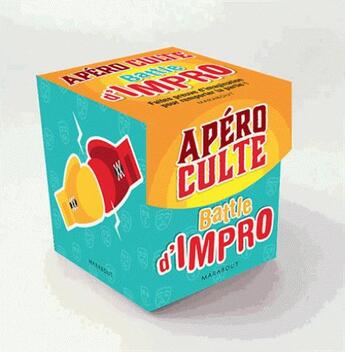 Couverture du livre « Mini boîte apéro culte - battle d'impro » de  aux éditions Marabout