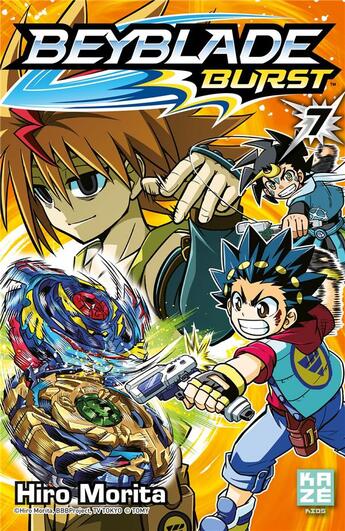 Couverture du livre « Beyblade - burst Tome 7 » de Hiro Morita aux éditions Crunchyroll