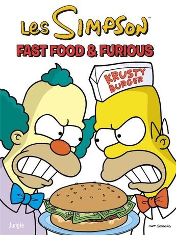 Couverture du livre « Fast food & furious » de Matt Groening aux éditions Jungle