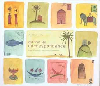 Couverture du livre « Coffret De Correspondance » de Aurelia Fronty aux éditions Chene