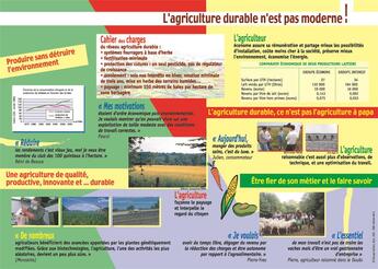Couverture du livre « L'agriculture durable n'est pas moderne ! » de Michel Huber aux éditions Educagri