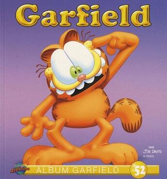 Couverture du livre « Garfield t.52 » de Jim Davis aux éditions Presses Aventure