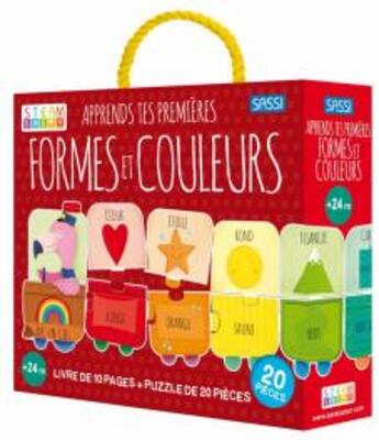 Couverture du livre « Steam puzzle - apprrends tes premieres couleurs et formes » de Matteo Gaule aux éditions Sassi