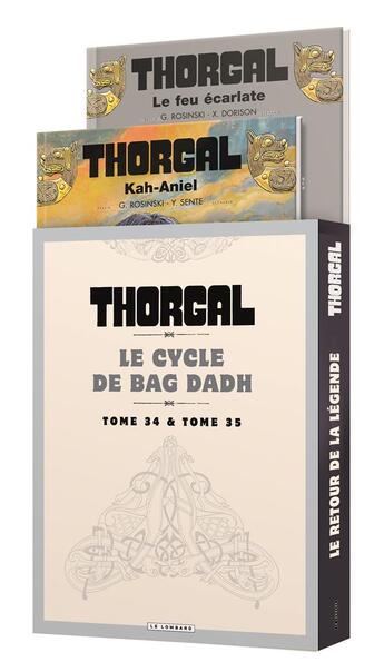 Couverture du livre « Thorgal ; coffret vol.14 ; t.34 et t.35 ; le cylce de Bag Dadh » de Grzegorz Rosinski et Yves Sente et Xavier Dorison aux éditions Lombard