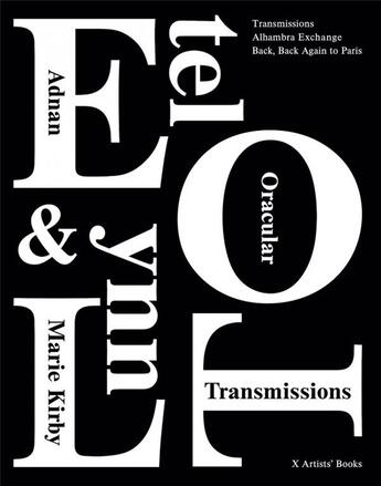 Couverture du livre « Oracular transmissions » de Etel Adnan et Lynn Marie Kirby aux éditions X Artists' Books