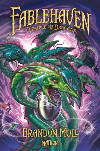 Couverture du livre « Fablehaven Tome 4 ; le temple des dragons » de Brandon Mull aux éditions Nathan