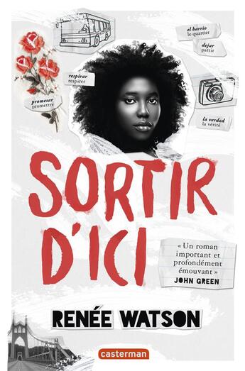 Couverture du livre « Sortir d'ici » de Renee Watson aux éditions Casterman