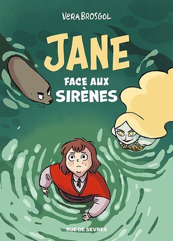 Couverture du livre « Jane face aux Sirènes » de Vera Brosgol aux éditions Rue De Sevres