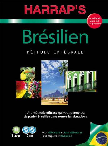 Couverture du livre « Harrap's methode integrale de bresilien 2 cd + livre » de  aux éditions Harrap's