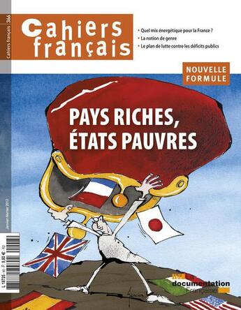 Couverture du livre « Pays riches, Etats pauvres » de Documentation Francaise aux éditions Documentation Francaise