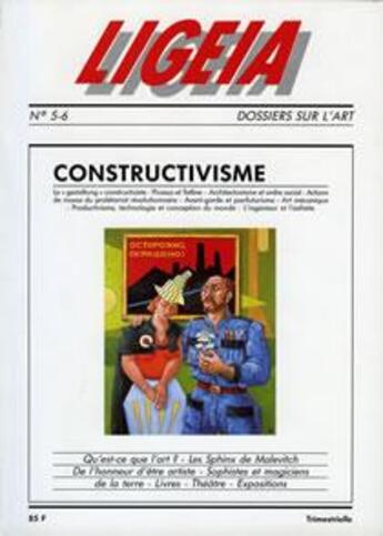 Couverture du livre « Ligeia n 5 constructivisme » de  aux éditions Revue Ligeia