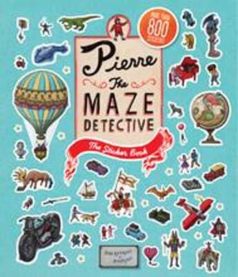 Couverture du livre « Pierre the maze detective the sticker book » de Ic4design aux éditions Laurence King