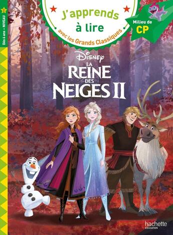 Couverture du livre « Disney - reine des neiges 2 - cp niveau 2 » de Isabelle Albertin aux éditions Hachette Education