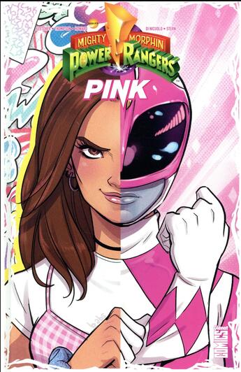 Couverture du livre « Power Rangers unlimited - mighty morphin : pink » de Sarah Stern et Brenden Fletcher et Kelly Thompson et Daniele Di Nicuolo aux éditions Glenat Comics