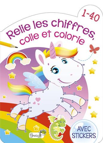 Couverture du livre « Relie les chiffres de 1 a 40 » de  aux éditions Grenouille